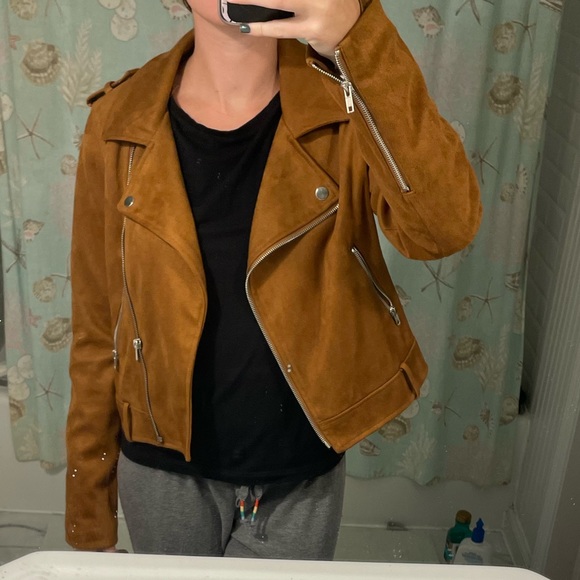 Jackets & Blazers - SUEDE JACKET